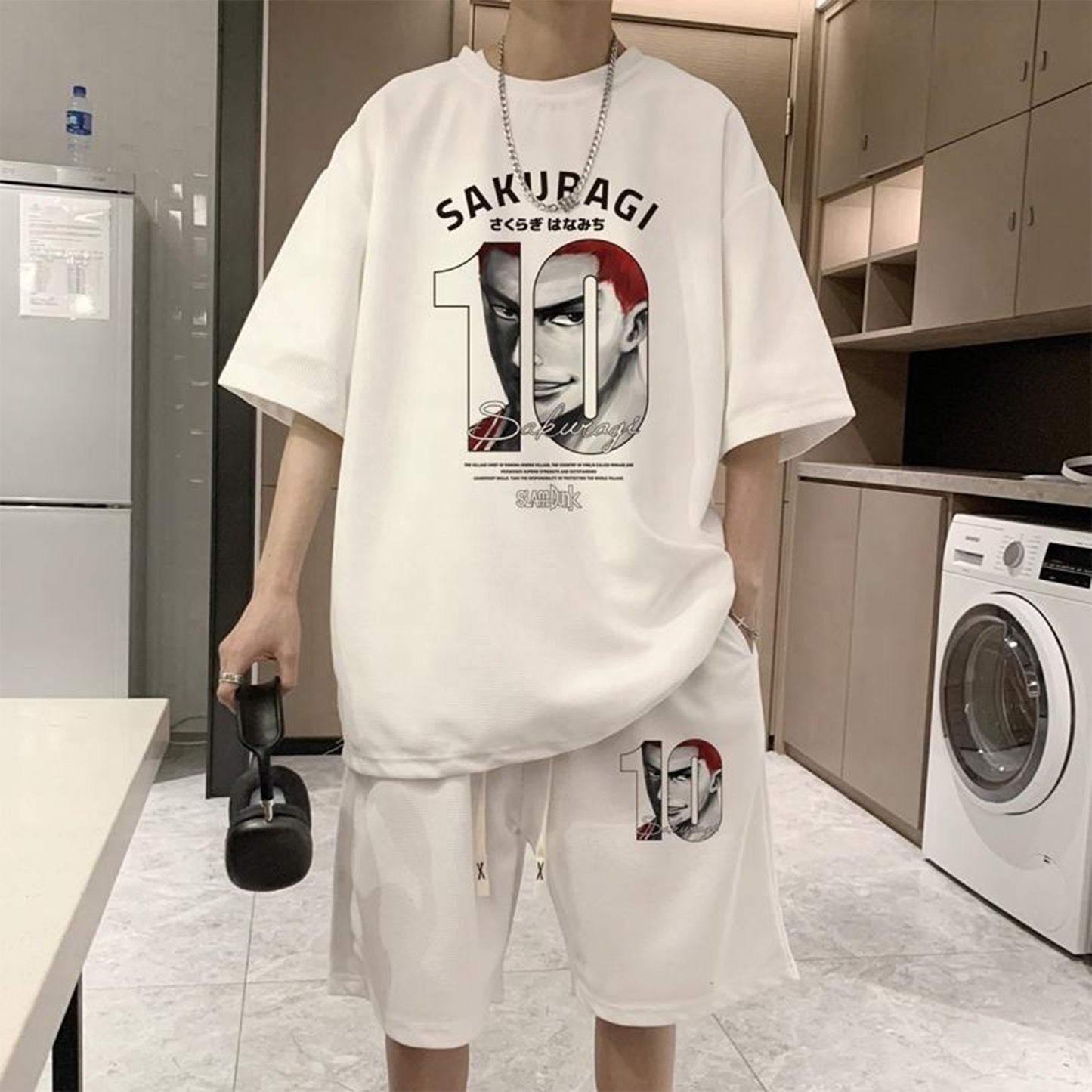 Clothing seller summer men outfit two-piece shorts T-shirt street casual two-piece pants T-shirt men's sets