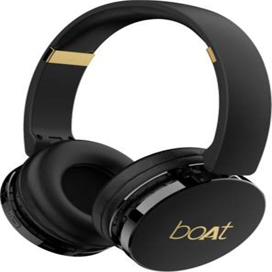 BoAt Rockerz 370 Wireless Headphone With Bluetooth 5.0, Immersive Audio Black