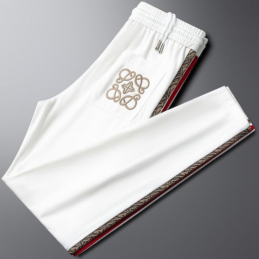 Heritage Monogram Side-Trim Trousers