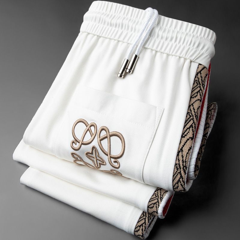 Heritage Monogram Side-Trim Trousers