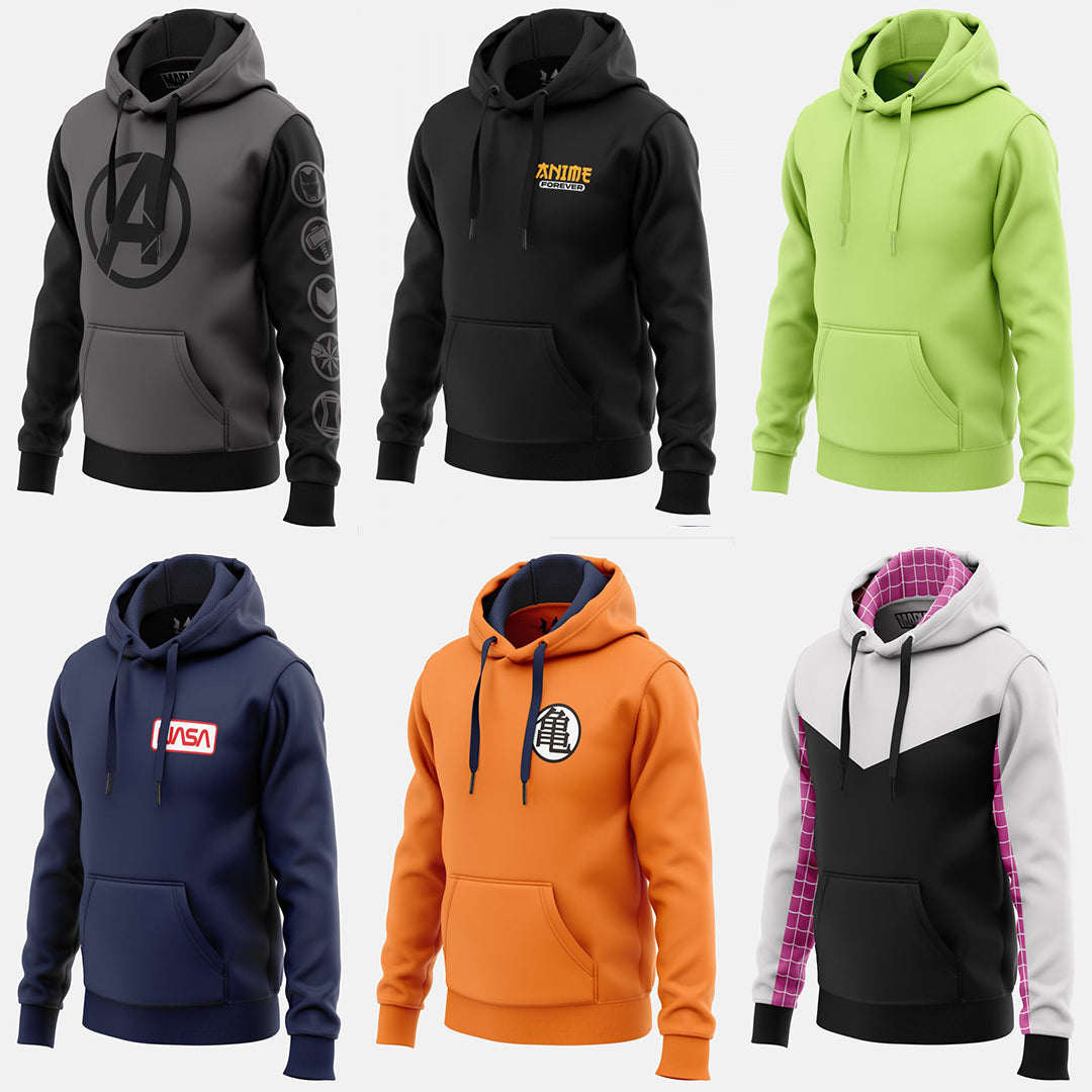 MADE TO ORDER PREMIUM HOODIE ( Pack of 6) - Manav Fashion