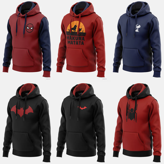 MADE TO ORDER PREMIUM HOODIE ( Pack of 6) - Manav Fashion